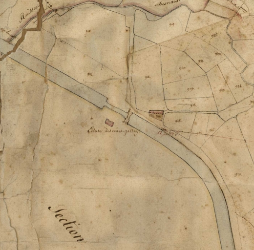 Site d'écluse, la Courgalais (Montreuil-sur-Ille)