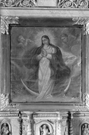 Tableau : vierge au croissant, église paroissiale Saint-Martin (Lassy)