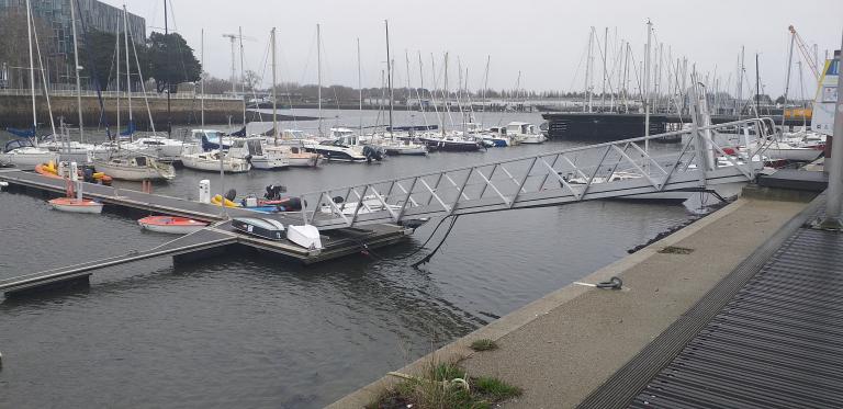 Quai de Rohan et son front bâti (Lorient)