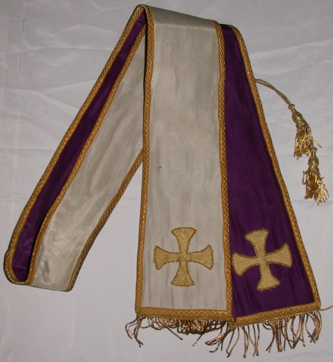 Étole pastorale réversible