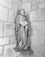2 statues (en pendant, demi-nature) : saint Jude Thaddée, saint Jacques, chapelle de pèlerinage Notre-Dame-de-Kergornet (Gestel)