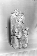 Groupe sculpté (d'applique) : sainte Anne trinitaire, chapelle Saint-Jean (Duault)
