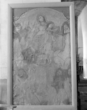 Tableau : la Donation du rosaire, la bataille de Lépante, église paroissiale Saint-Annouarn (Peumérit)