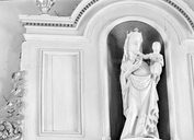 Statue : Vierge à l'Enfant, église paroissiale Saint Malo (Saint-Malo-de-Beignon)