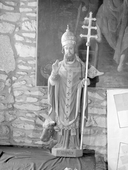 Statue (d'applique, petite nature) : saint Cornély, église paroissiale Saint-Pierre-es-Liens (Plescop)