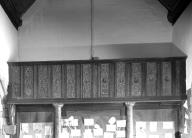 Tribune, église paroissiale Saint-Onneau (Esquibien fusionnée en Audierne en 2016)