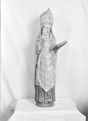 Statue (d'applique) : statue d'évêque dit saint Méen, église dite Chapelle Saint Méen, Gerguy (Augan)