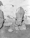 Statue : Saint évêque, chapelle de La Pinderie (Bazouges-la-Pérouse)