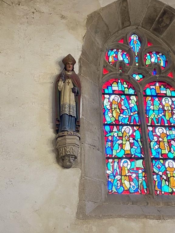 Statue : Saint Cado, église Saint-Pierre-Saint-Paul (Guégon)