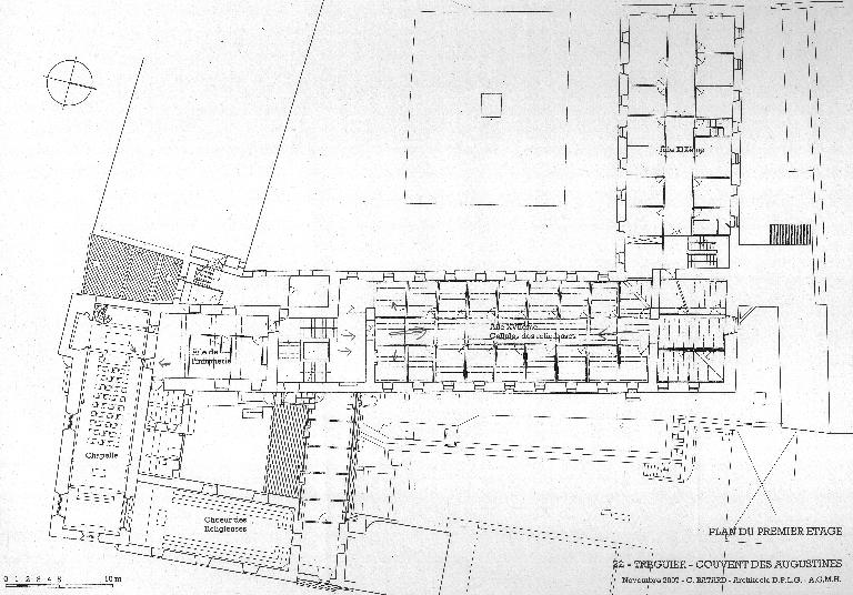 Couvent des Augustines - ancien Hôtel-Dieu, rue de La Chalotais (Tréguier)