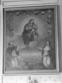 Tableau : Donation du Rosaire, église paroissiale Saint-Pierre (Trédarzec)
