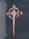 Ensemble de 2 croix de procession
