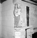 Statue (d'applique, petite nature) : Vierge à l'Enfant (2), chapelle Notre-Dame-de-la-Clarté (Plonévez-Porzay)