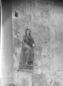 Statue (petite nature, d'applique) : Vierge des sept douleurs, chapelle Saint-Nicolas (Gourin)