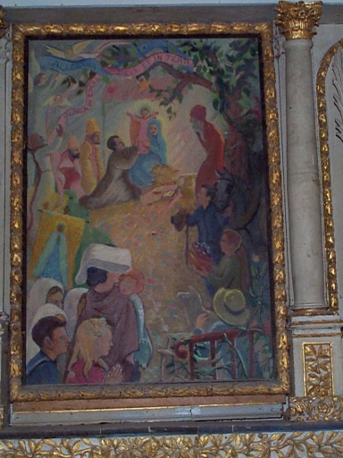 Tableau (tableau d'autel) : Adoration des Mages