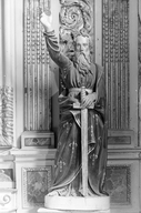 Statue (2, petite nature, en pendant) : saint Paul, saint Pierre, église paroissiale Saint-Martin (Guichen)
