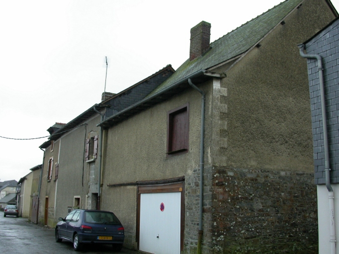 Alignement de maisons, 2-4-6 rue des Rosiers (Melesse)