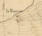 Alignement de maisons, le Mottay (Pipriac)