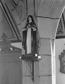 Statue (statuette) : sainte Brigitte, église paroissiale Saint-Onneau (Esquibien fusionnée en Audierne en 2016)