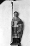 Statue (d'applique, petite nature) : saint Maudez, église paroissiale Saint-Gorgon (Plovan)