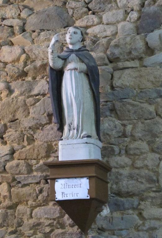 Statue saint Vincent Ferrier, église Saint-Lunaire (Saint-Lormel)