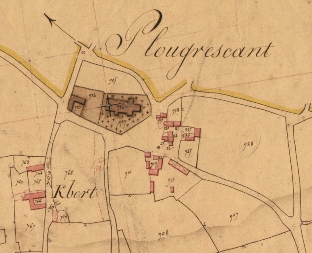 Ancien presbytère, rue Rodour (Plougrescant)