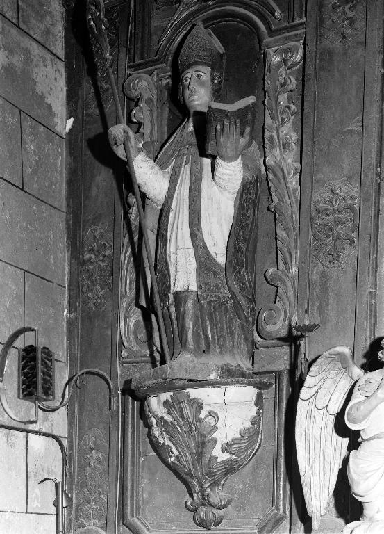 Statue (d'applique, petite nature) : saint Coulitz, église paroissiale Saint-Coulitz (Saint-Coulitz)