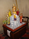 Groupe sculpté de procession des septs saints