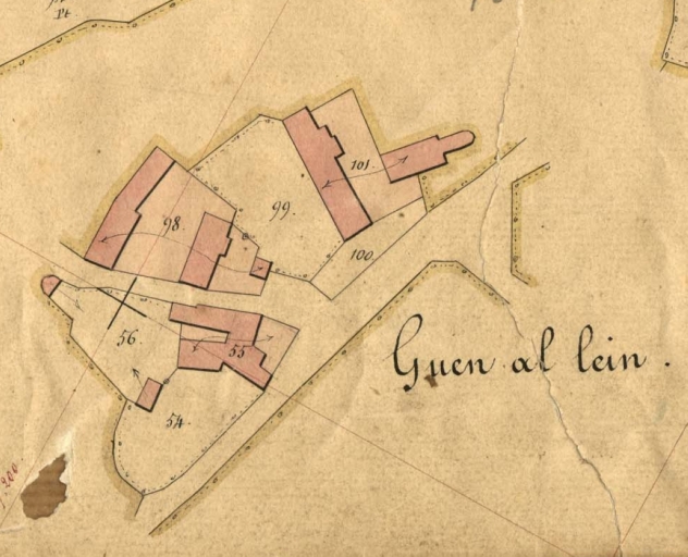 Ancienne ferme, actuellement maison, Guern-ar-Leïn (Tréduder)