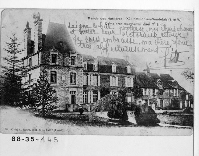 Château des Hurlières (Châtillon-en-Vendelais)