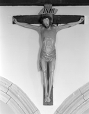 Croix : Christ en croix, église paroissiale Saint-Onneau (Esquibien fusionnée en Audierne en 2016)