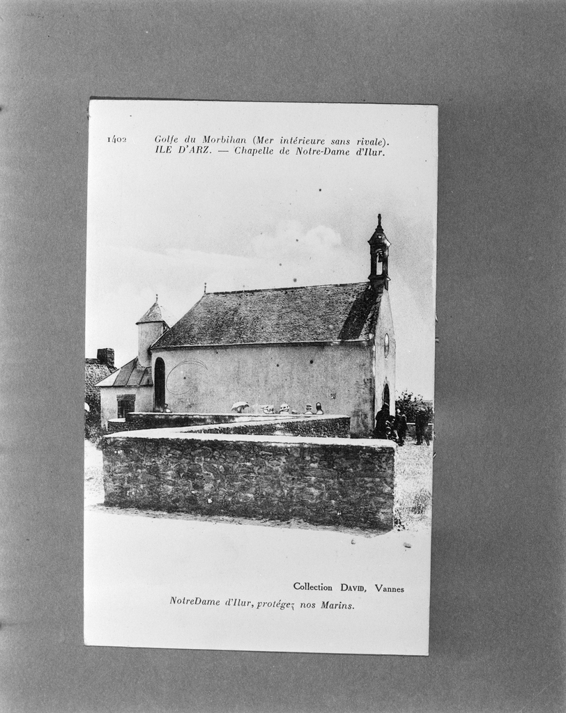 Eglise paroissiale Notre-Dame-de-Lourdes, chapelle, Ile Ilur ou Ile Hur (Île-d'Arz)