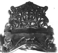 Pupitre, église paroissiale Notre-Dame (Porcaro)