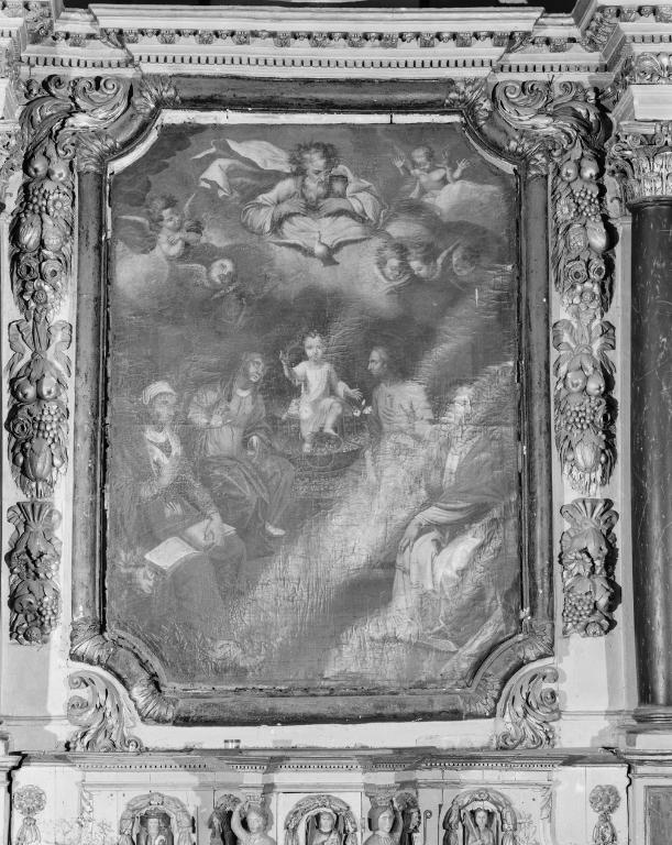 Tableau : sainte parenté (?), église paroissiale Saint-Gervais, Saint-Protais (Saint-Avé)