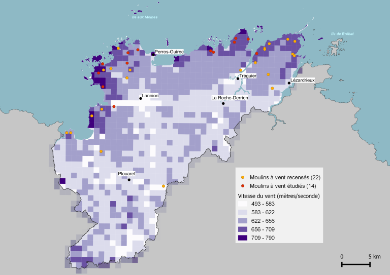 Les moulins dans le territoire du Schéma de cohérence territoriale du Trégor - Lannion-Trégor Communauté