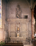 Autel, retable (autel secondaire, autel tombeau, retable cadre) : de la Vierge