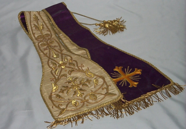 Étole pastorale reversible