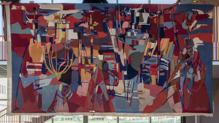 Décoration au titre du 1% artistique du Lycée Maupertuis, 1, Rue Pierre de Coubertin (Saint-Malo)