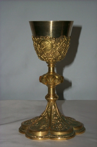 Ciboire, calice, patène