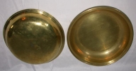 Paire de plats de quête