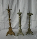 Paire 1 de Chandeliers d'autel