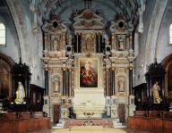Retable (retable architecturé), église paroissiale Saint-Gildas (Auray)