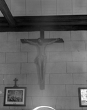 Croix : christ en croix (1), église paroissiale Saint-Melaine (Cornillé)