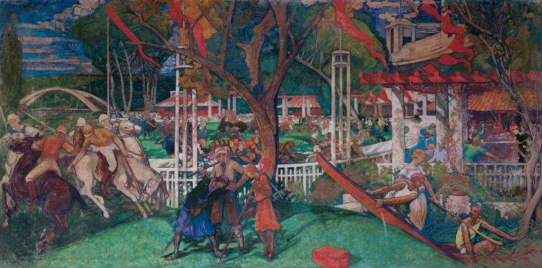 La décoration du lycée Renan (Saint-Brieuc)