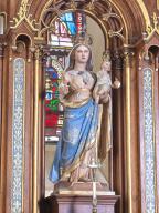 Statue de Notre-Dame du Roc 2, église Notre-Dame-du-Roc (Montautour)