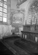 Groupe sculpté (d'applique) : Déploration, église paroissiale Saint-Jean-Baptiste (Plourac'h)