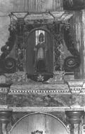 Statue (d'applique) : saint évêque, chapelle Saint-Trémeur (Cléden-Cap-Sizun)