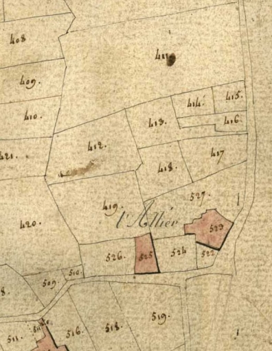 Écart, l'Allier (Domalain)