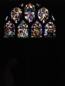 Verrière à personnages de la baie 12 : Arbre de Jessé, église Saint-Gilles (Malestroit)