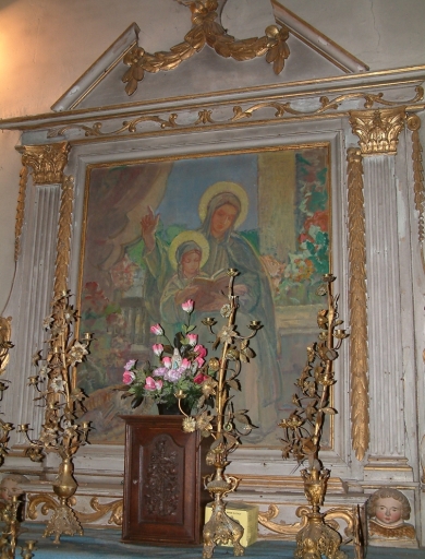 Autel et retable de sainte-Anne